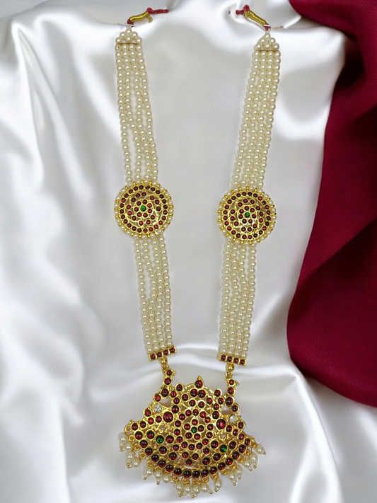 Bhartanatyam (Moti mala) pearl Necklace