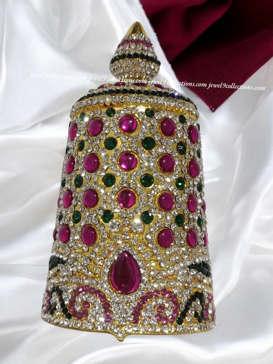 Divine Jewelery Mukut Crown For God/Deity