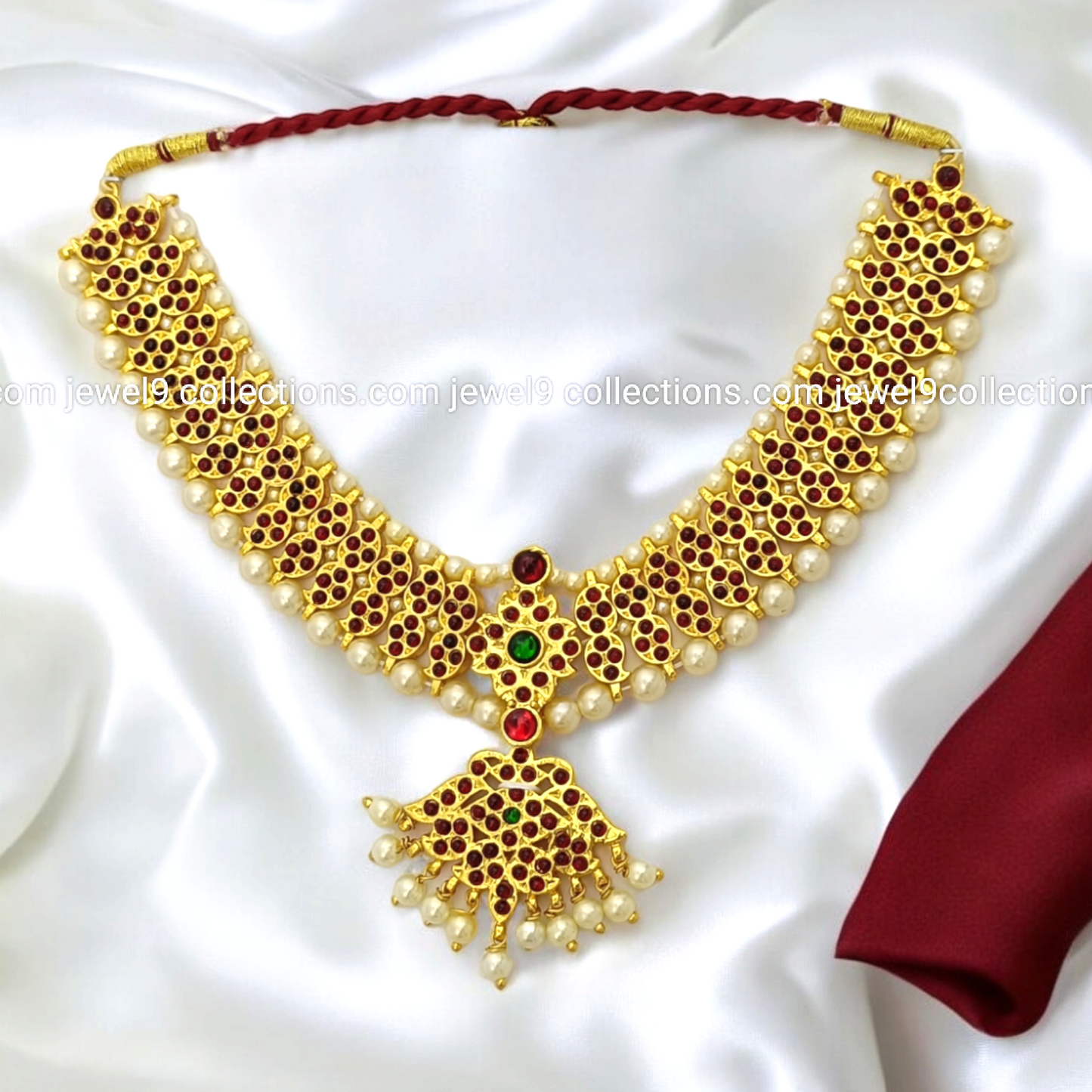 Elegant Bhartanatyam Shorts Necklace