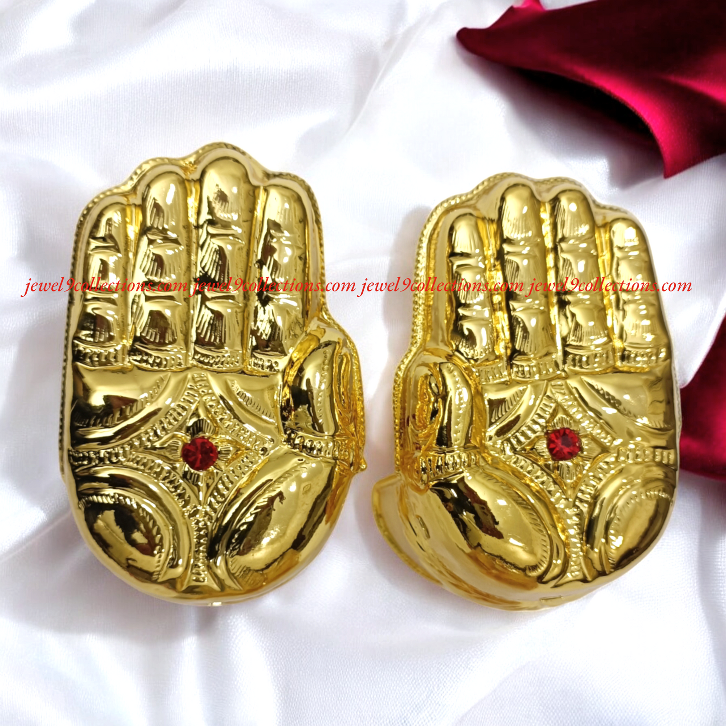 Gold Plated  Hastam Padam for God and Godess