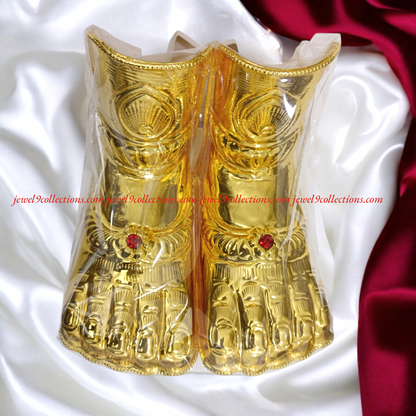 Gold Plated  Hastam Padam for God and Godess