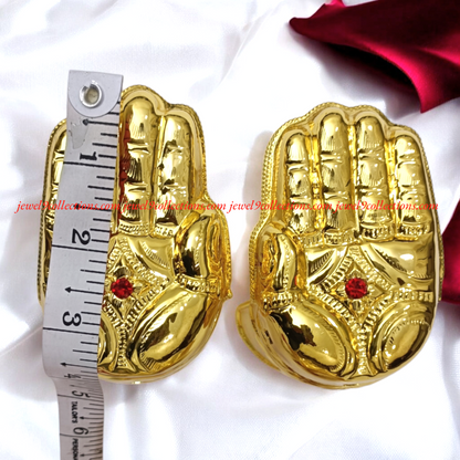 Gold Plated  Hastam Padam for God and Godess