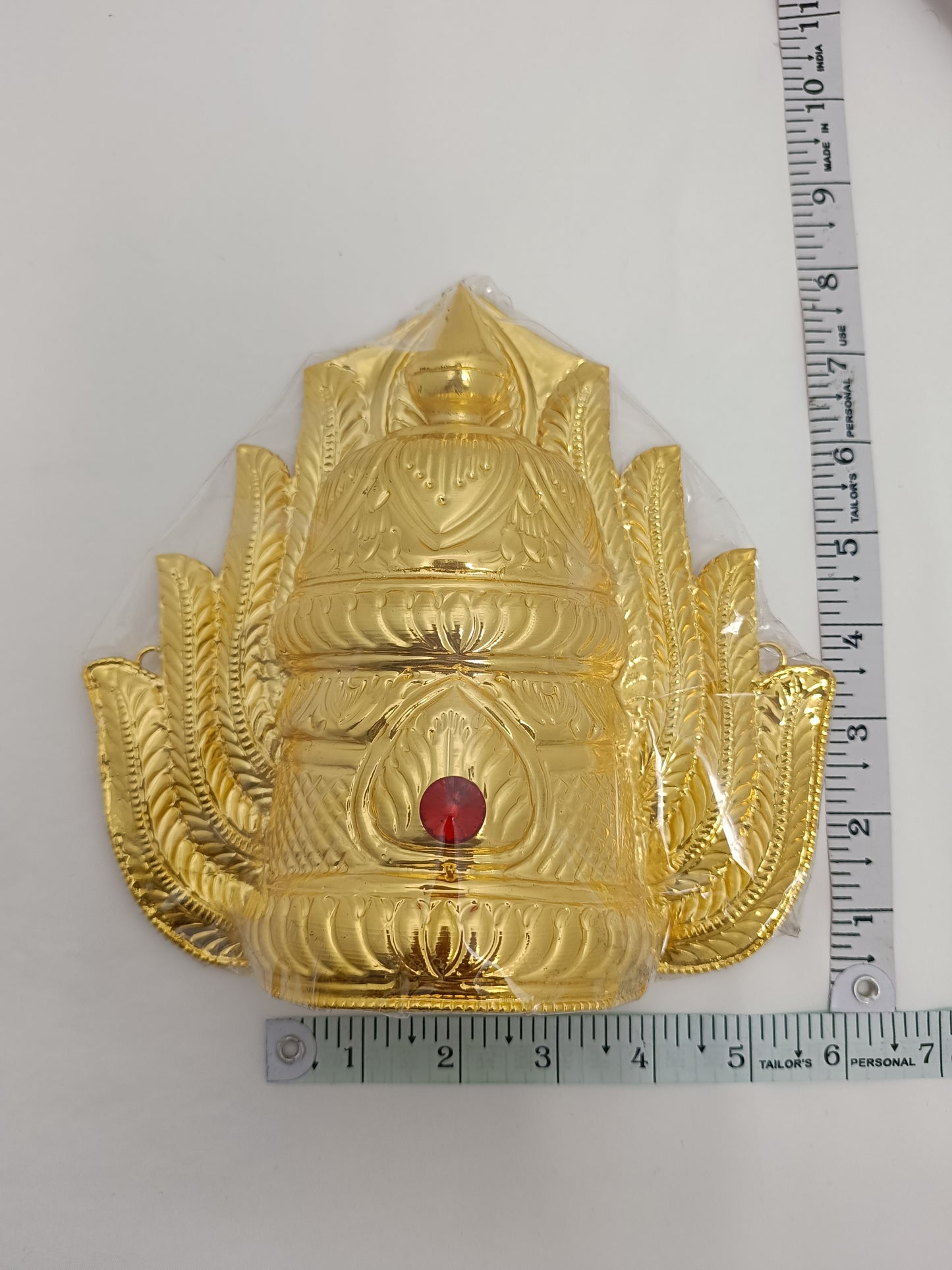 Temple Mandir God / Deity Mukut / Crown / Kiritum 8 inch h * 4 inch w