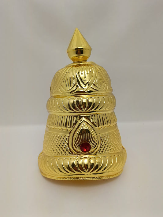 Gold Plated Ornate God / Deity Mukut / Crown / Kiritum