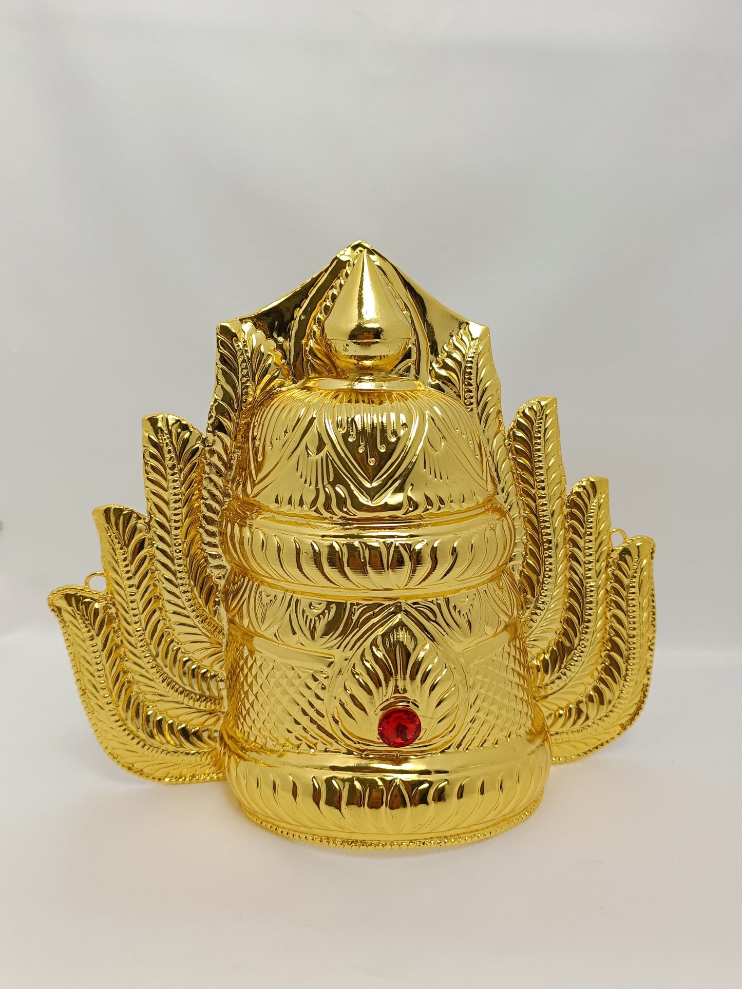 Temple Mandir God / Deity Mukut / Crown / Kiritum 8 inch h * 4 inch w