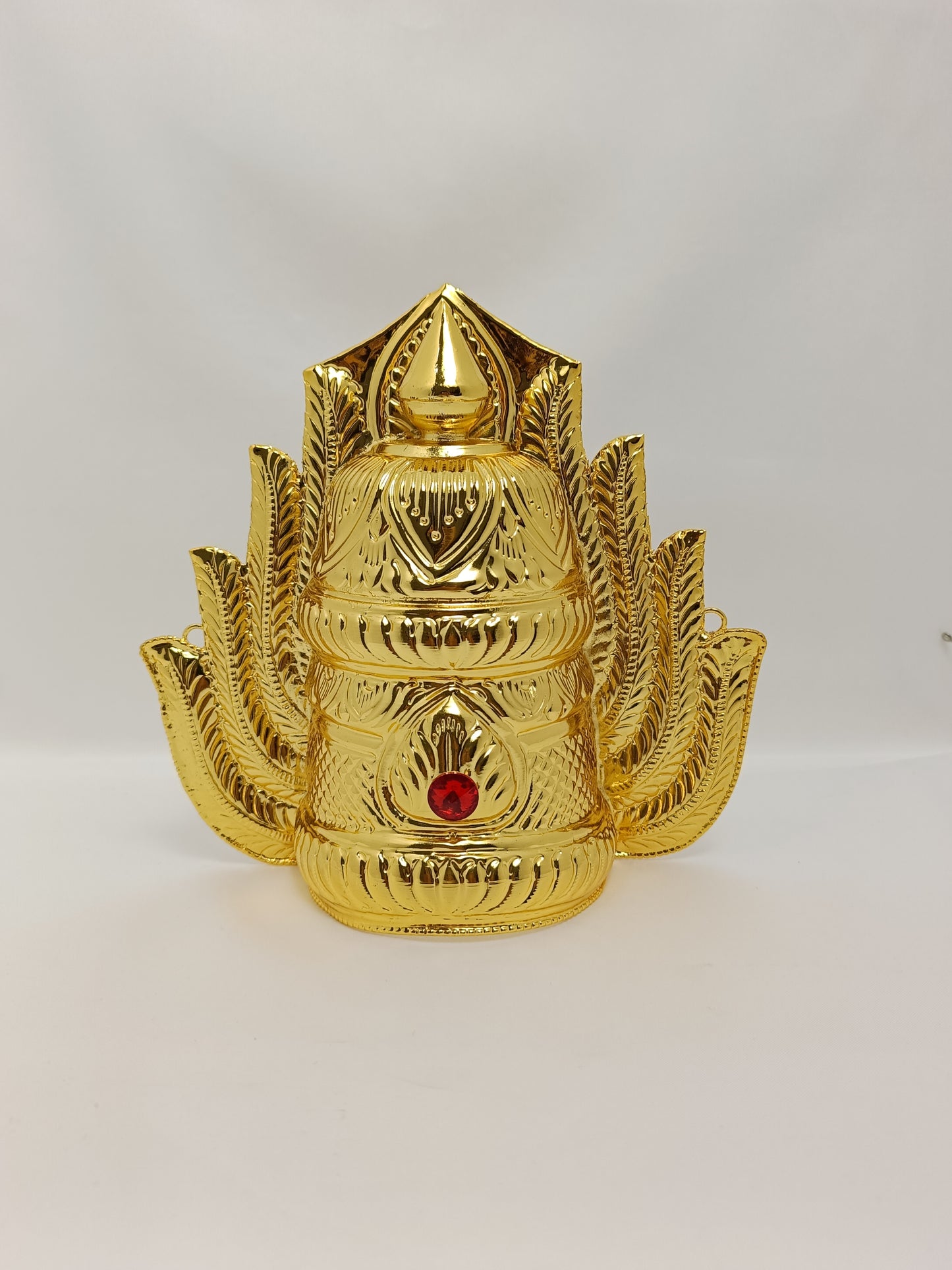 Jwala Keritum God / Deity Mukut / Crown / Kiritum 7 inch h * 3.5 inch w