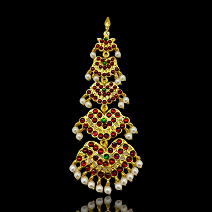 Classical Dance jewelery Maang Tikka-Chutti