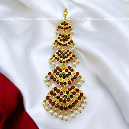 Classical Dance jewelery Maang Tikka-Chutti