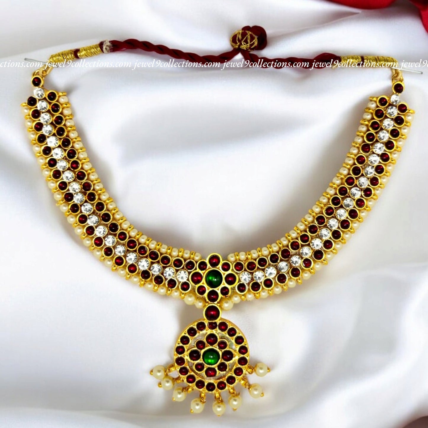 Dancers Bharatanatyam Short Haram Necklace