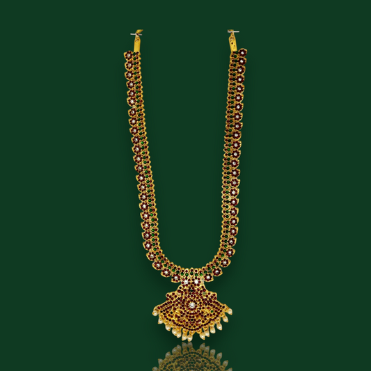 Indian Bharatanatyam Long Necklace