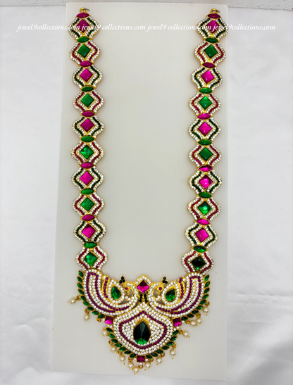 Indian Traditional Goddess Haram Necklace -Jewel9Collections