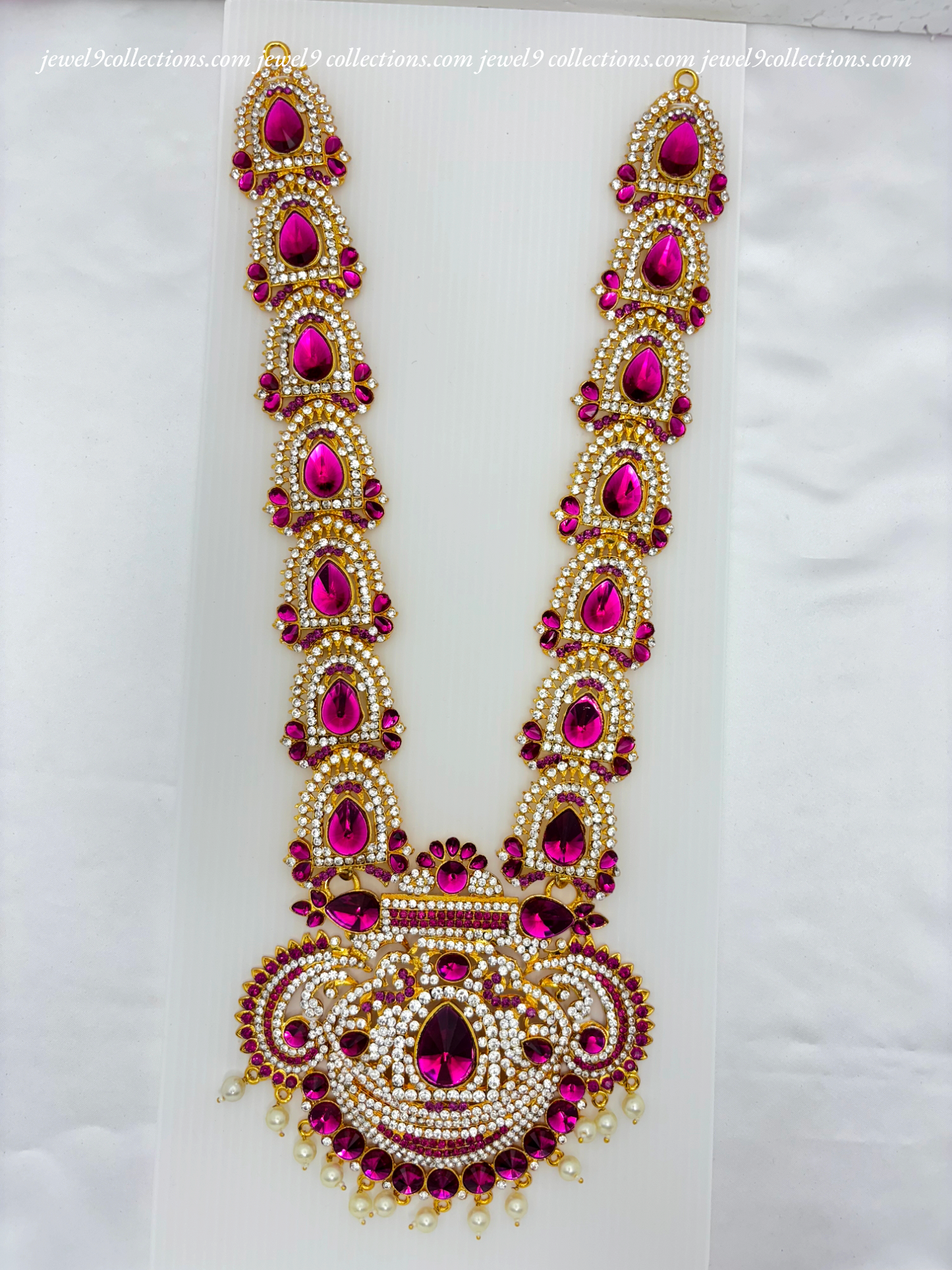 Divine Aura Long Necklace Set -Jewel9Collections