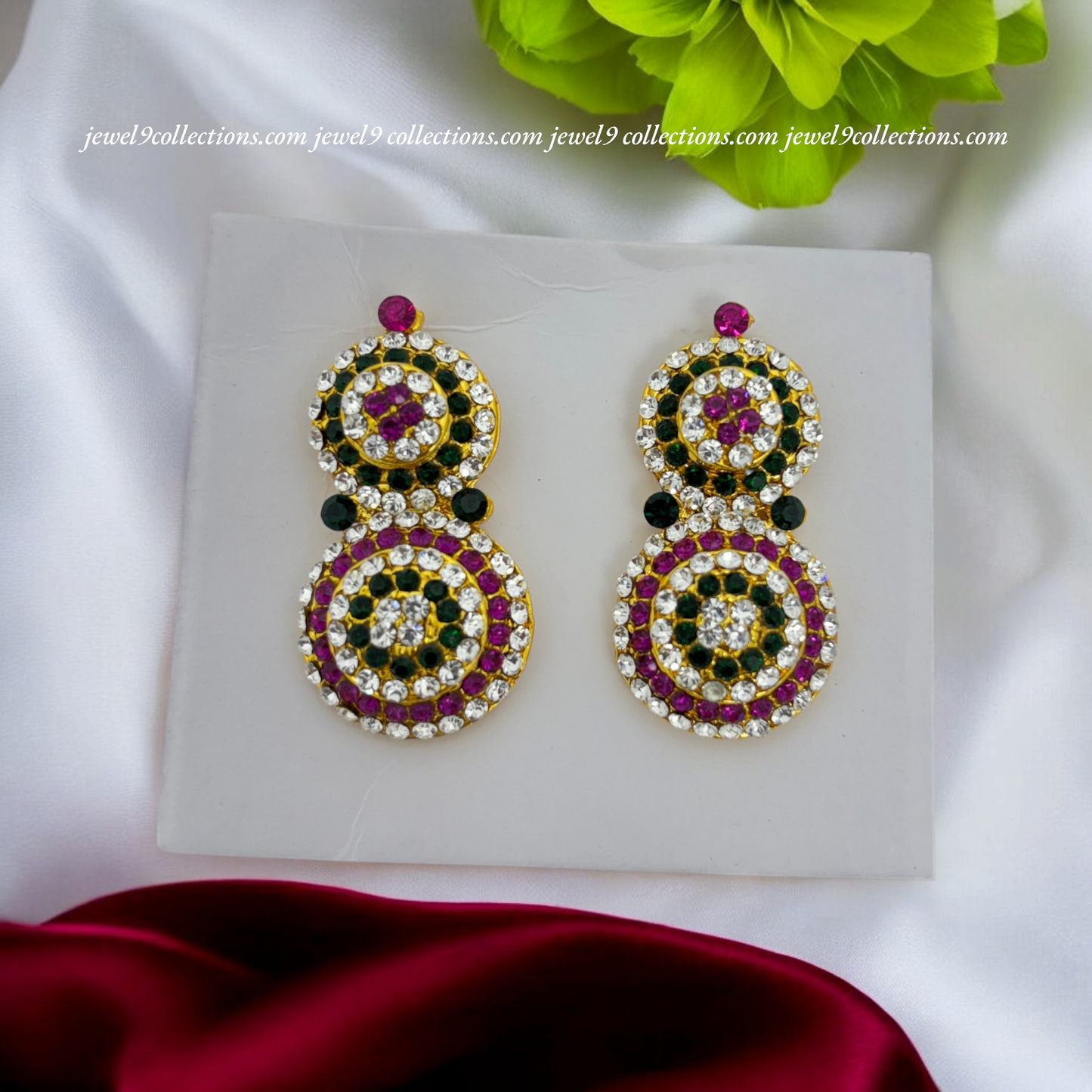 Swamy Alangaram Earrings Jewellery For Deity