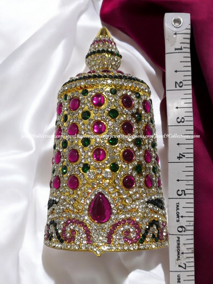 Divine Jewelery Mukut Crown For God/Deity