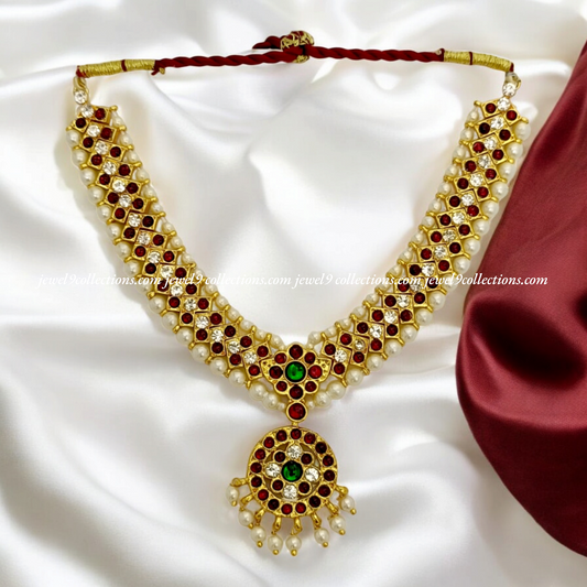 Classical Temple Necklace (Haram) For Bhartanatyam Dance