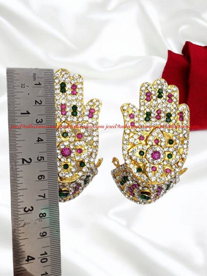 Varalakshmi Idol Hand and Legs with Stones