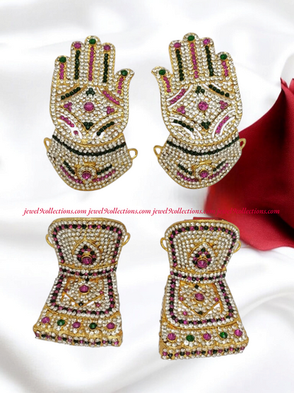 Sacred Hands and Feet of God and Goddess Hastam Padam